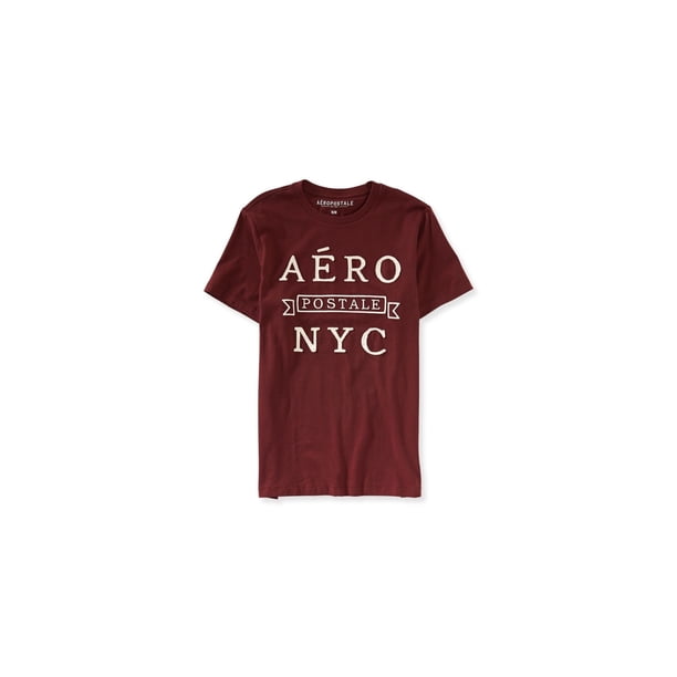 Camiseta adornada Aeropostale Logo NYC para hombre roja XX-Large