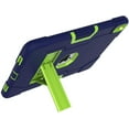 thumbnail image 4 of Mignova for iPad Pro 11 Inch 2018 Case,Hybrid Three Layer Full-Body Shockproof Armor Defender Full-Body Rugged Protective Case Cover with Stand for iPad Pro 11 Inch 2018(Navy/Green), 4 of 8