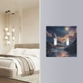 thumbnail image 4 of Yayeee Toggle Light Switch Wall Plate 2-Gang 4.56"x4.48" Decorative Outlet Cover, Ethereal Mountain, 4 of 7