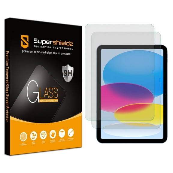 (2 Pack) Supershieldz Anti Glare (Matte) Tempered Glass Screen Protector Designed for iPad 10th Gen 10.9 inch 2022 / iPad (A16) 11 inch 2025 11th Gen Anti Fingerprint, Anti Scratch, Bubble Free