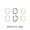 8mm 6pcs, variant on 6PCS Nose Ring Surgical Steel D-Shaped NoseLip Tragus Cartilage Piercing Jewelry-10mm 6pcs