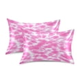 thumbnail image 3 of Ryvnso Satin Pillowcase Tie Dye Pink Pillow Cases Standard Size 30x20in, 3 of 6