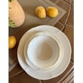 thumbnail image 3 of Plum Blossom Durable White Porcelian Dinnerware Set, 3 of 7