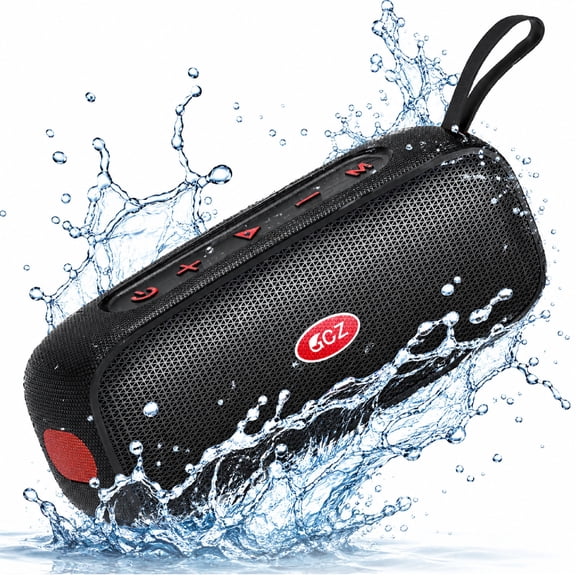 [New Arrival] Portable Bluetooth Speaker with Stereo Sound, Deep Basss, IPX7 Waterproof, 24-Hour Playtime, Wireless Speaker for Home, Outdoors, Travel