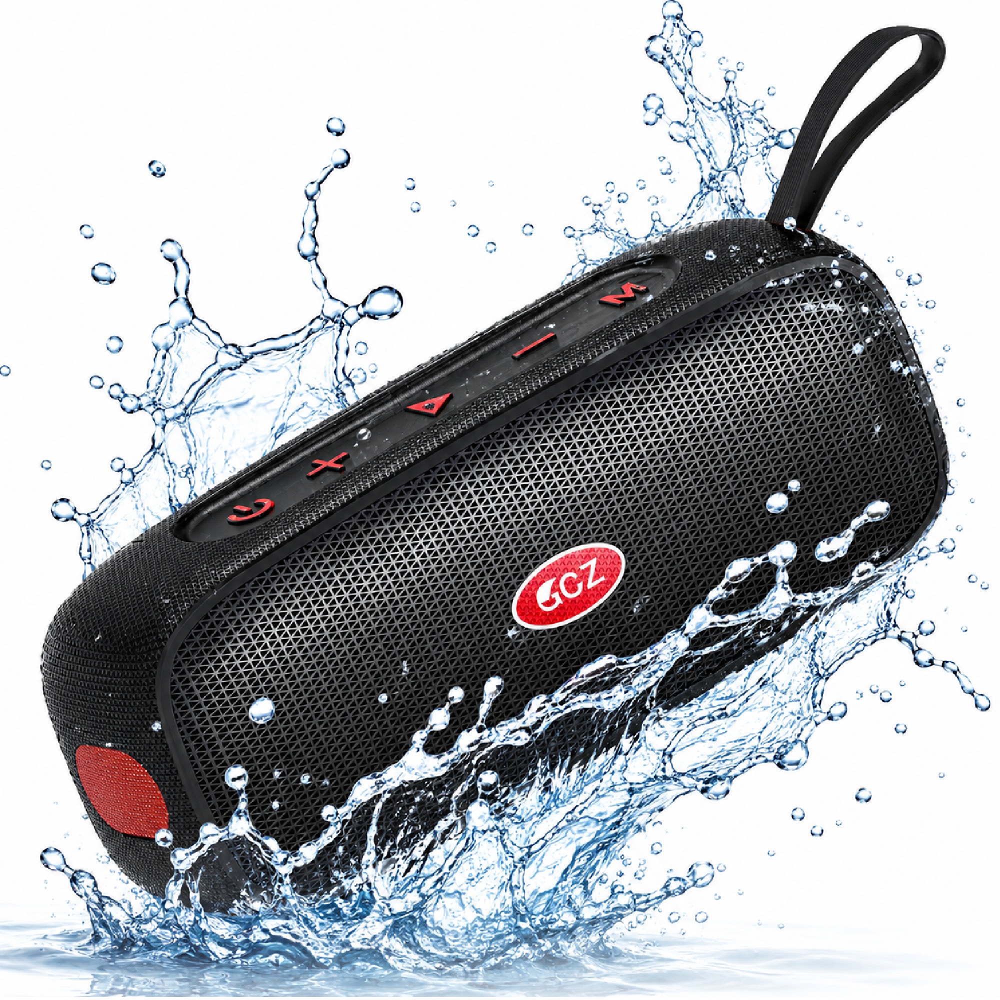 [New Arrival] Portable Bluetooth Speaker with Stereo Sound, Deep Basss, IPX7 Waterproof, 24-Hour Playtime, Wireless Speaker for Home, Outdoors, Travel