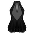 Alvivi Girls Sparkle Rhinestone Ballet Dance Leotard Tutu Dress Cutout