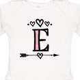 thumbnail image 4 of Inktastic Letter E Monogram Tribal Arrow Girls Long Sleeve Baby Bodysuit, 4 of 5