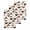 White, variant on Farmhouse Rooster Kitchen Dish Towels for Drying Dishes Set of 3, Country Watercolor Flowers Wood Grain Waffle Weave Microfiber Hand Tea Bathroom Towels Quick Dry & Absorbent Towel 15.7x23.6