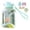 Light Blue Clear Water Bottle, variant on 40 Oz Clear Water Bottle Reusable Wide Mouth, Leakproof BPA Free Large Plastic Water Bottles with Strap, Motivational Time Marker Jug for Workout Camping Outdoors Home Hiking