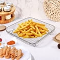 thumbnail image 3 of Freidora de Aire de Niveles Rejilla para Asar Herramienta Airfryer de Acero Inoxidable Bandeja para Hornear Rejilla para Asar Freidoras de Aire, 3 of 5