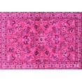 thumbnail image 1 of Ahgly Company Machine Washable Indoor Rectangle Persian Pink Traditional Area Rugs, 2' x 5', 1 of 4