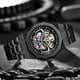 thumbnail image 4 of Reloj mecánico automático Samurai negro blanco potente reloj luminoso resistente al agua, 4 of 6