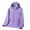 Purple, variant on Feancey Rain Coat Women Lightweight Waterproof Hooded Rain Jackets Full Zip Outdoor Hiking Windbreaker Raincoats with Pockets Black XXL