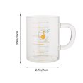 thumbnail image 3 of 1pc Glass Coffee Measuring Cup Milk Measuring Cup with Scale (Assorted Color), 3 of 8