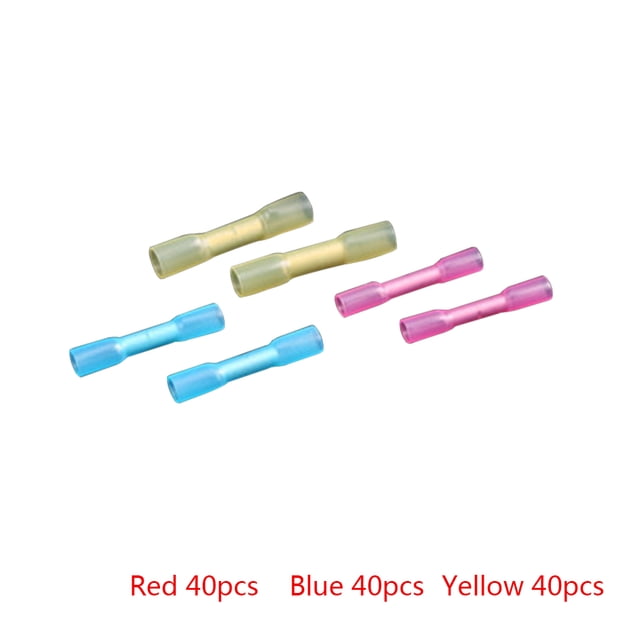 Conector de terminales de crimpado de alambre eléctrico termorretráctil de aislamiento impermeable 100 piezas Methold JJ8230-00B