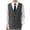 Dark Gray, variant on Iugvhana Men's Suit Vests Business Casual Vest Lightweight Formal Dress Vest Slim Fit Waistcoat for Suits Tuxedo Sky Blue XXL