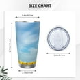 thumbnail image 4 of KLL Blooming Sunflower Field Print 40oz Stainless Steel Insulated Car Cup with Spillproof Lid - Keep Your Drink Hot or Cold on the Go-Straw Three-piece Set, 4 of 8
