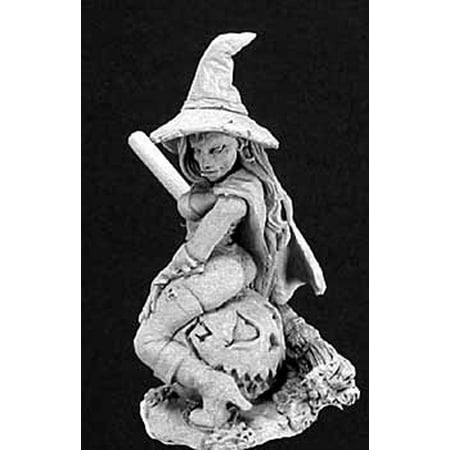 Miniature Witch - Reaper Miniatures Elise, the Witch #02869 Dark Heaven Legends Unpainted Metal