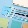 thumbnail image 4 of Aesthetic Book Annotation Kit Aesthetic Highlighters and Gel Pens Transparent Sticky Notes Transparent Sticky Tabs for Books No Bleed Highlighters for Bible Pages No Bleed, 4 of 6