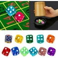 thumbnail image 2 of Jeu de dés Carrés Bloc Mathématique Jouet Éducatif dés Acrylique Coloré Petits dés Six Faces Cubes avec Points, 2 of 7