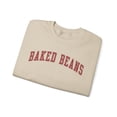 thumbnail image 3 of Baked Beans Sweatshirt Gifts Crew Neck Shirt Long Sleeve Unisex, 3 of 7