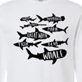 thumbnail image 4 of Inktastic Types of Sharks Long Sleeve T-Shirt, 4 of 5