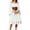 (Type 18)White, variant on Otvok Lace Up Flare Sleeve Medieval Dress, Women Off Shoulder Halloween Gown, High Waist Layer Hem Button-down Midi Dress