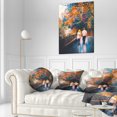 thumbnail image 3 of Designart Couple Walking Holding Hands - Landscape Printed Throw Pillow - 12x20, 3 of 5
