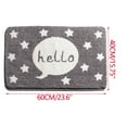thumbnail image 3 of 1PCS Runner Rug Faux Carpet Bathroom Floor Mats Door Carpet Washable Fast Dry Area Rug for Bedroom Doorway Toilet Doormat, 3 of 4