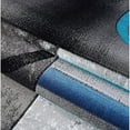 thumbnail image 3 of LaDole Rugs Modern Geometric Abstract Multicolor Area Rug Blue/Grey 3'11" x 5'7"(120cm x 170cm) 4' x 6' Indoor Living Room, Bedroom, Patio Modern &, 3 of 5