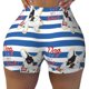 thumbnail image 2 of Balery Bulldog Friend Pantalones cortos de entrenamiento estampados para mujer, sin costuras, ajustados, para gimnasio, yoga, correr, deportes, ejercicio activo, fitness.-XX-Large, 2 of 8