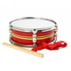 thumbnail image 4 of Caja de 13 pulgadas, batería musical con baquetas, instrumento de percusión ligero. Rojo, 4 of 9