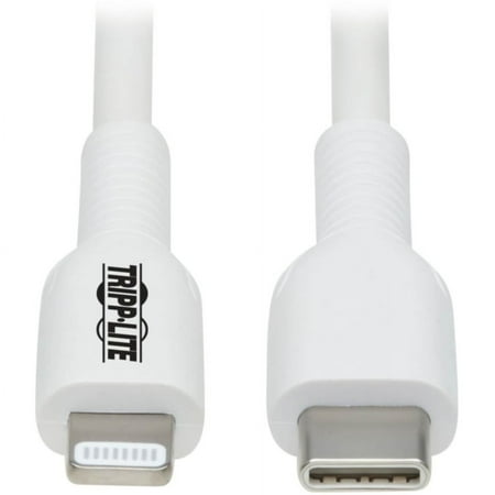 UPC: 0037332260864 | Tripp Lite C To Lightning Sync/ Cable Mfi Certified – 2.0 M/m 1m (3.3 Ft) – Lightning Cable – Type-c Male To Lightning Male – 3.3 Ft – White
