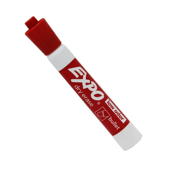 Expo Low Odour Dry Erase Markers, 8-Pack, Super-smooth ink system! 