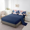 thumbnail image 5 of Feelyou Baseball Gaming Twin Bedding Sets 7-Piece, Red Blue Lines Bedding Comforter Set, 5 of 8