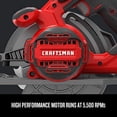 thumbnail image 3 of Sierra circular Craftsman CMES510 15A 5,500 RPM 7-1/4 pulgadas, 3 of 12