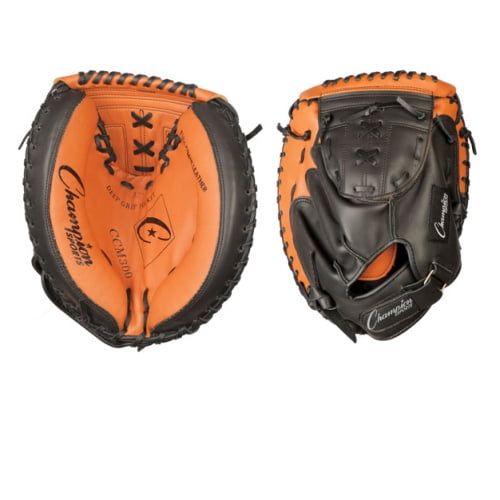 Leather Baseball Catcher's Mitt by Champion Sports, Youth 32'' by Champion Sports