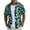 Multicolor, variant on GUZOM Mens Hawaiian Shirt Short Sleeve Aloha Tropical Floral Button Down Camp Collar Polyester Multicolor,Size XL