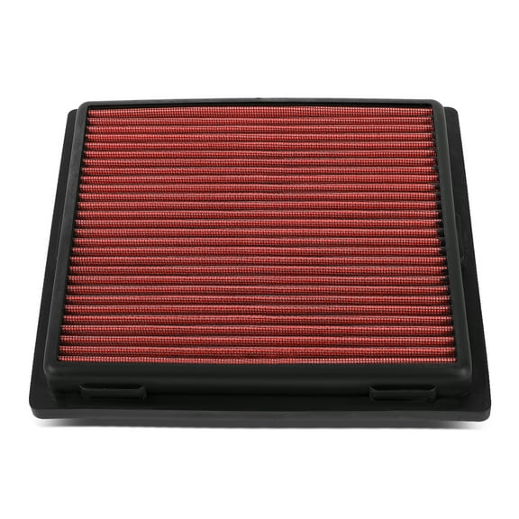 DNA Motoring AFPN-179-RD For 2011-2021 Dodge Durango Jeep Grand Cherokee 3.6L 5.7L 6.4L Reuseable Washable Drop-In Air Filter Panel Red 12 13 14 15 16 17