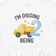 thumbnail image 4 of Inktastic I'm Digging Being 2 Birthday Truck Girls Toddler Dress, 4 of 5