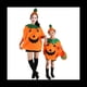 thumbnail image 4 of Juego de Bolsa de Asas con Sombrero de Copa Naranja para Disfraz de Halloween de Calabaza para NiñOs, 4 of 5