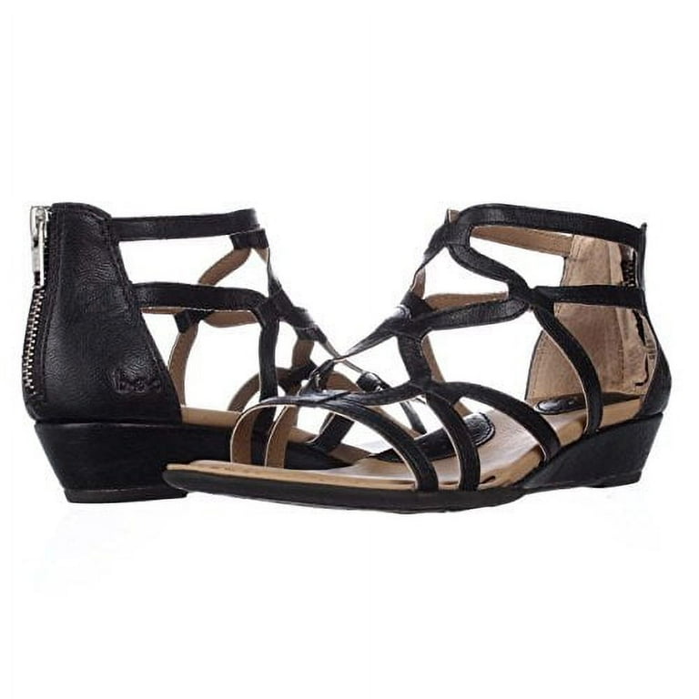 B.O.C Womens Pawel Open Toe Casual Gladiator Sandals Black Size 10.0