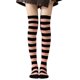 thumbnail image 1 of Calcetines altos a rayas para mujer, coloridos, por encima de la rodilla, retro, elásticos, para niñas, cosplay, disfraz de Lolita, 1 of 8
