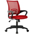 thumbnail image 1 of BestOffice Home Office Chair Ergonomic Mesh, Lumbar Support Armrest Executive Rolling Swivel Adjustable Mid, Red, 1 of 7