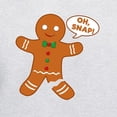 thumbnail image 3 of CafePress - Oh Snap Gingerbread Man Hooded Sweatshirt - Pullover Hoodie, Hooded Sweatshirt, 3 of 4