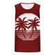 thumbnail image 4 of Camiseta sin mangas de cuello redondo para hombre, informal, a la moda, sin mangas, con estampado, blusa deportiva de cuello redondo para hombre, 4 of 4
