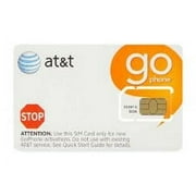 AT&T GoPhone Prepaid SIM Card Starter Kit, BYOP
