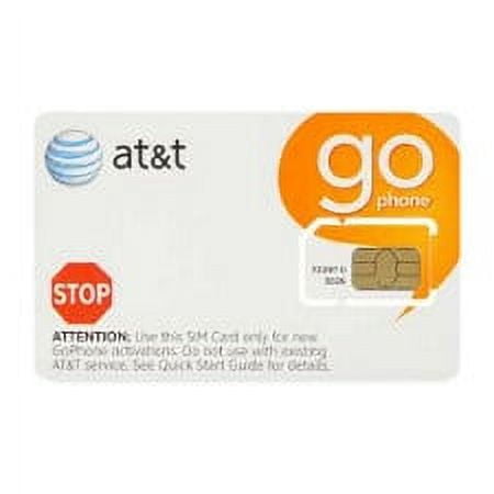 AT&T GoPhone Prepaid SIM Card Starter Kit, BYOP