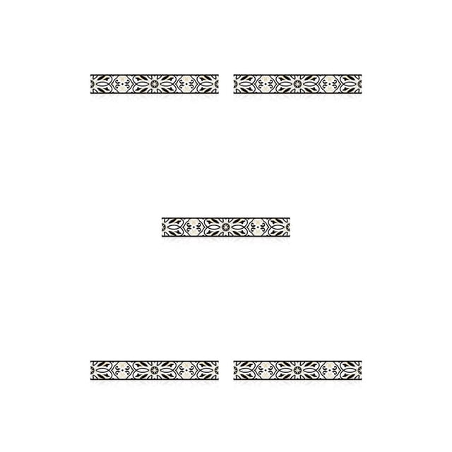Bewildely Adhesivo para escalera colorido paisajismo extraíble PVC impermeable papel tapiz suelo calcomanía baño mesas lavabo encimera Type2 NO2