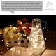 thumbnail image 5 of Guirnalda de luces LED de alambre de cobre de 2 metros y 20 unidades, funciona con pilas, impermeable, decorativa, ideal para dormitorio, patio, fiesta, Navidad, boda (blanco cálido)., 5 of 5